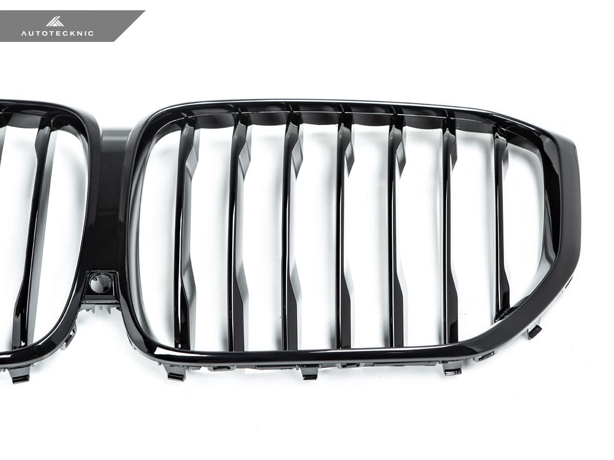 AutoTecknic Gloss Black Front Grille - BMW G05 X5 Pre-LCI