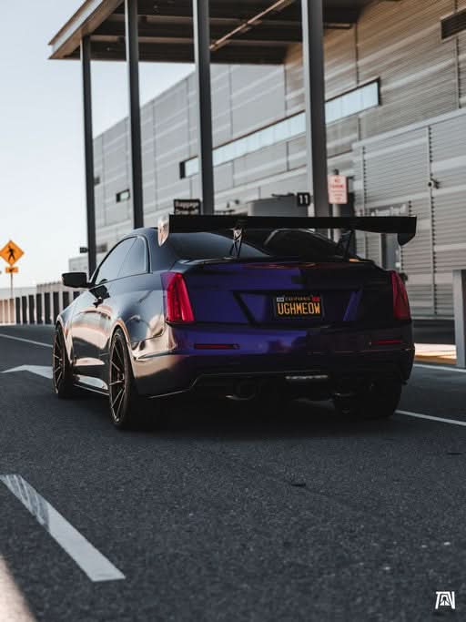 Cadillac ATS-V GTC300 Carbon Fiber Adjustable Wing 2016-2019