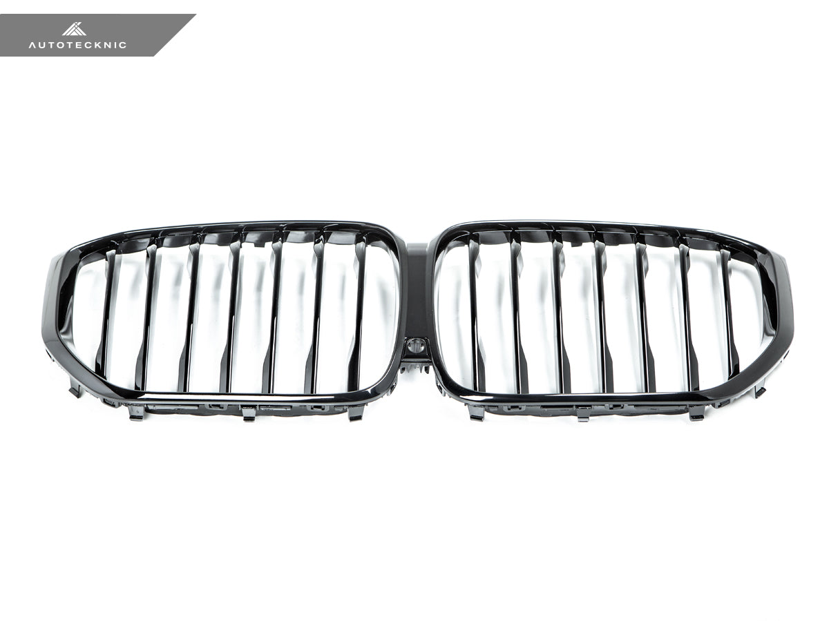 AutoTecknic Gloss Black Front Grille - BMW G05 X5 Pre-LCI