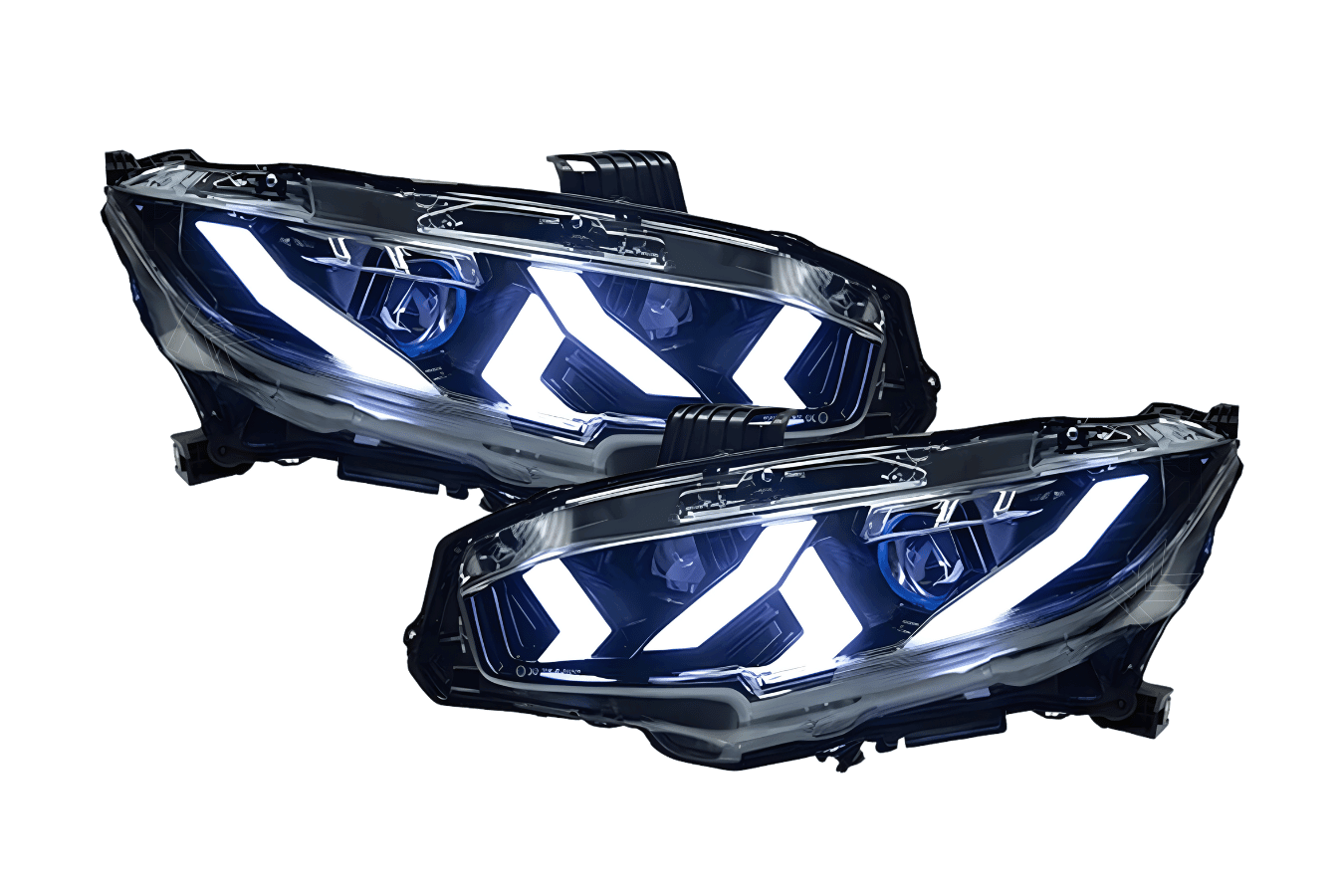 Honda Civic X Lambo Style LED Headlights (2017 - 2020)