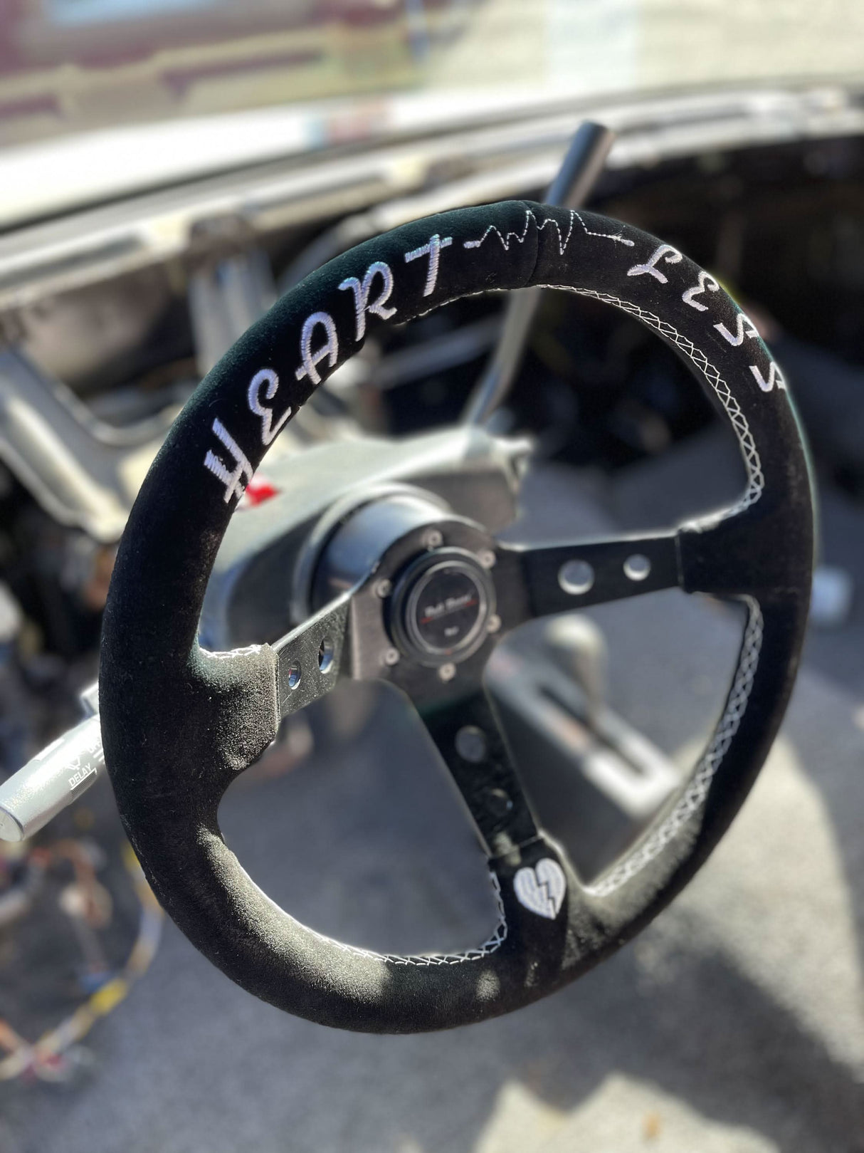 Deep Dish Steering Wheel + Short Hub Adapter Kit For S2000 RSX Prelude TL CL