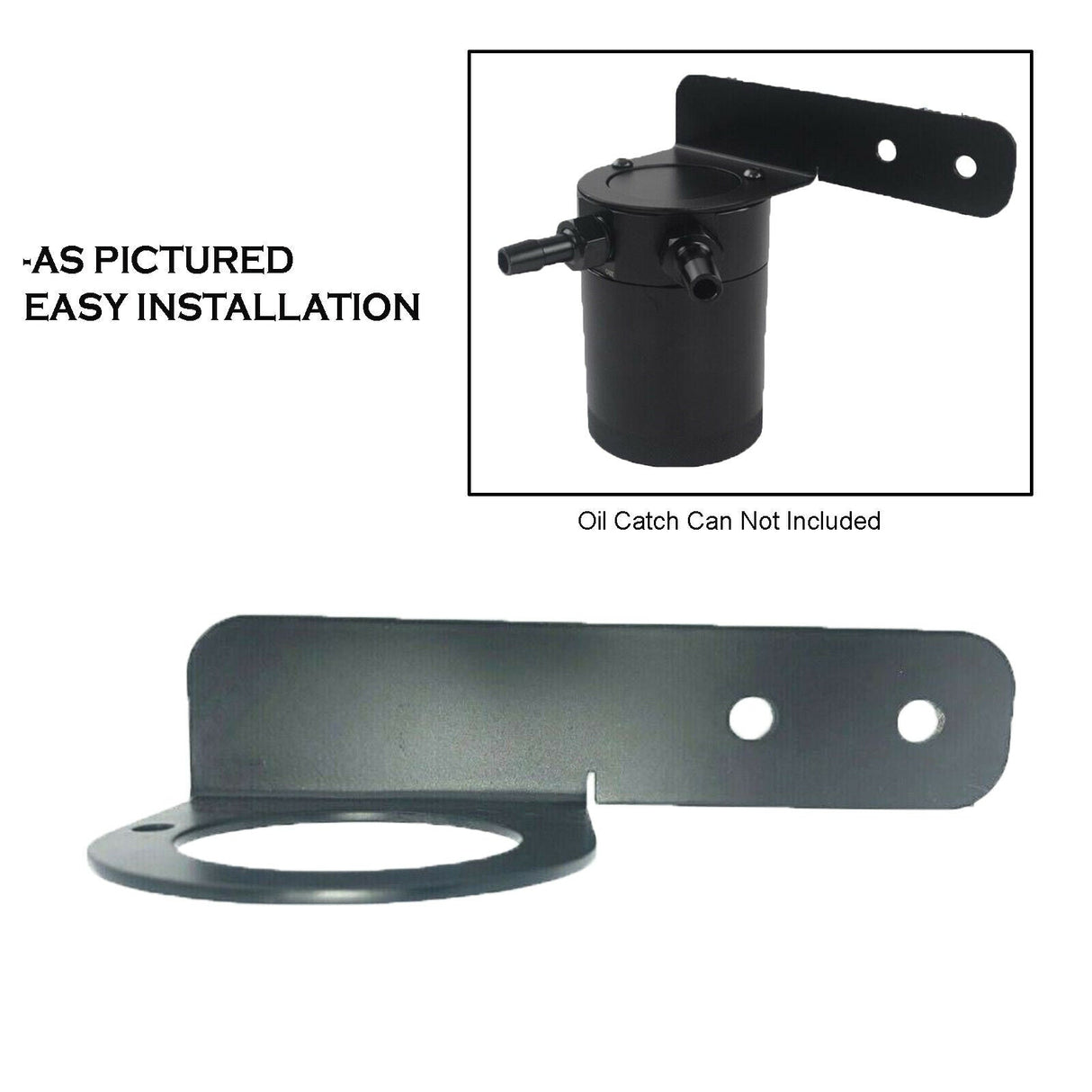 Universal 2 & 3 Port Oil Catch Can Aluminum Bracket Engine Mounting