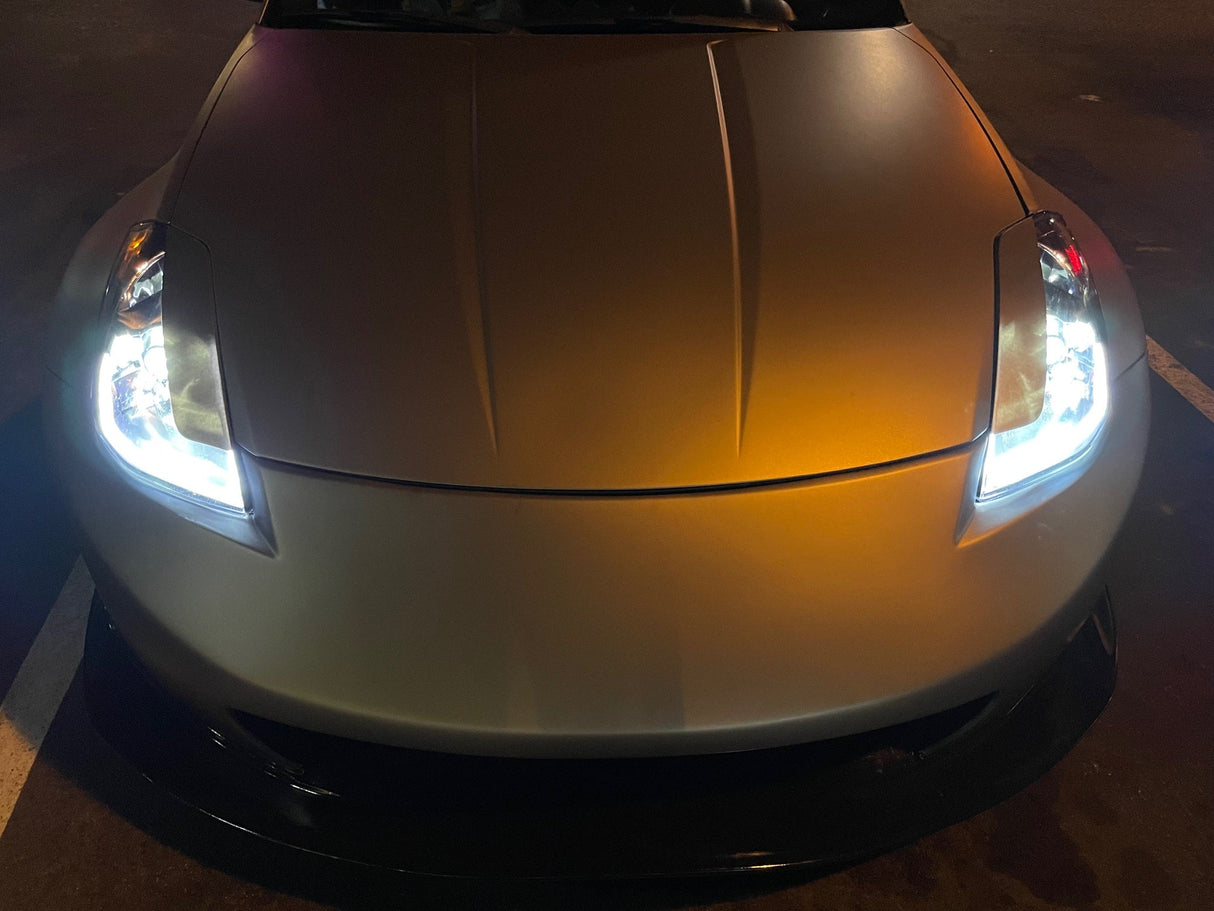 2003 2004 2005 Nissan 350Z Coupe Z33 Fairlady Projector Headlights LED 6-Pin
