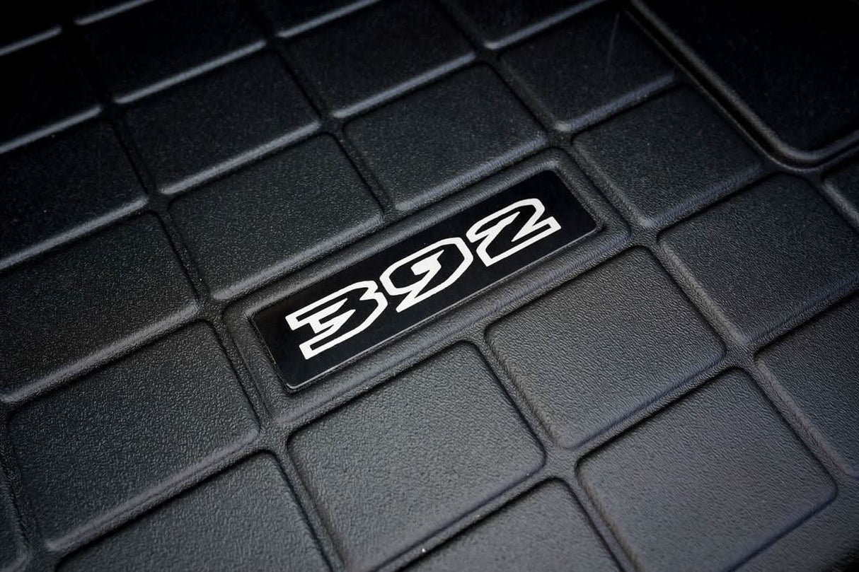 "392" Weathertech Floor Mat Logo (Etched Metal) - Universal