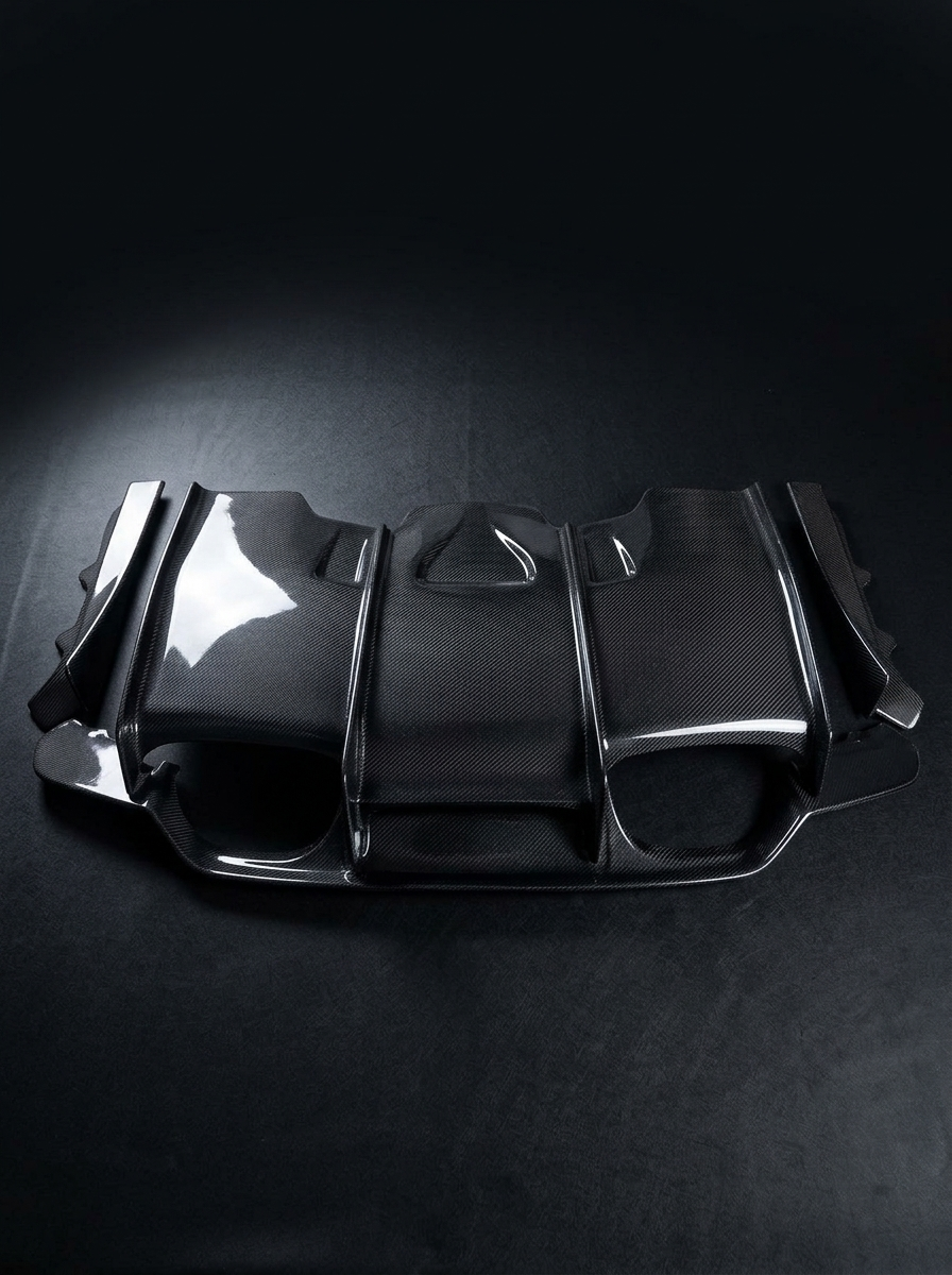 BMW 3 Series F80 F82 M3 M4 PSM Style Carbon Fiber Rear Diffuser Under Tray (2015 - 2020)