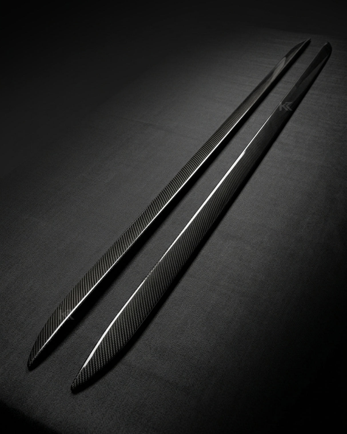 2010–2011 Audi A5 8T Sportback Side Skirt Extensions – Carbon Fiber