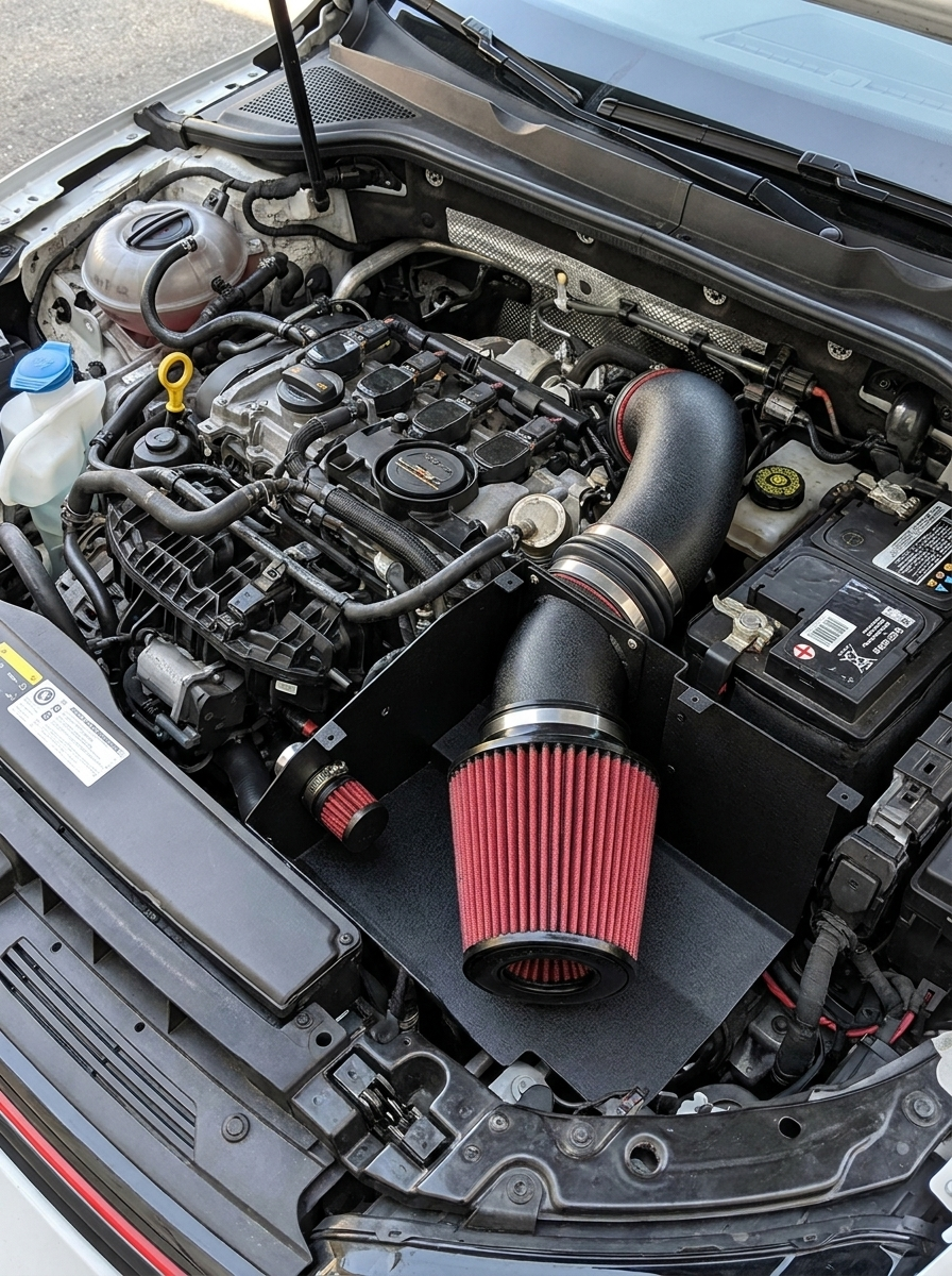 VW Golf GTI MK8 EA888 EVO4 2.0T TSI High Flow Cold Air Intake System 2020+ OE EF4260BK-A