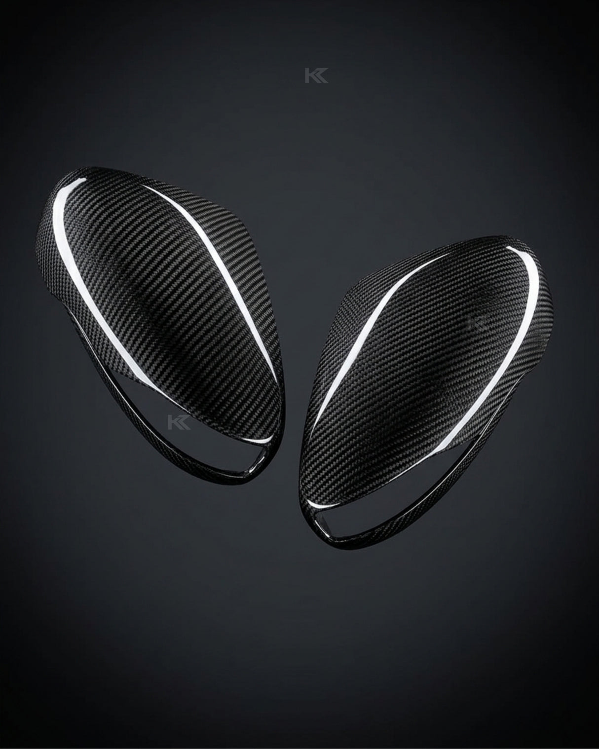 2013–2016 Volkswagen Scirocco Side Mirror Covers – Carbon Fiber
