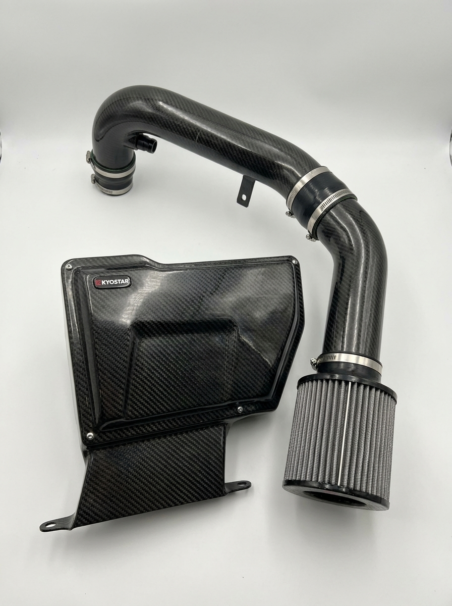 VW Golf 6 GTI MK6 EA888 Gen1 2.0T Dry Carbon Fiber High Flow Cold Air Intake System 2009 - 2013 OE KD4237BK