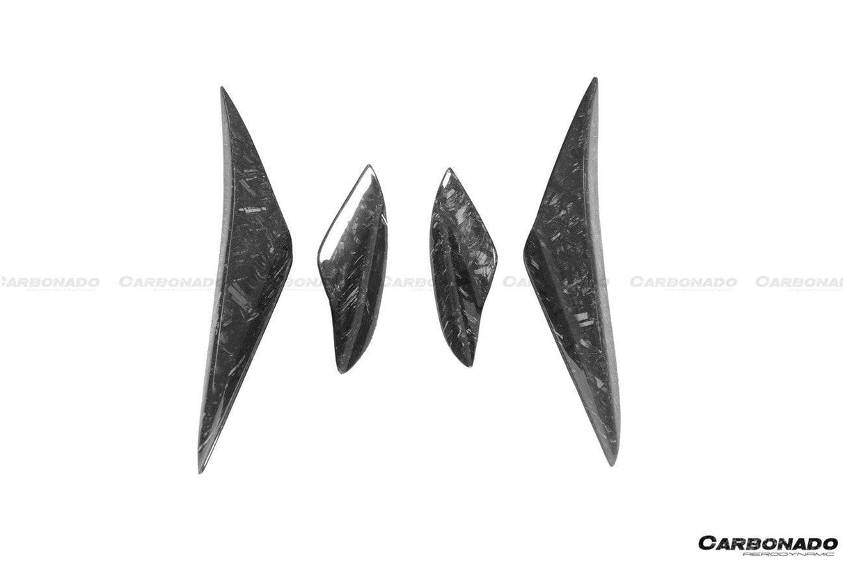 2008-2012 BMW M3 E90 E92 E93 KA Style Carbon Fiber Canards