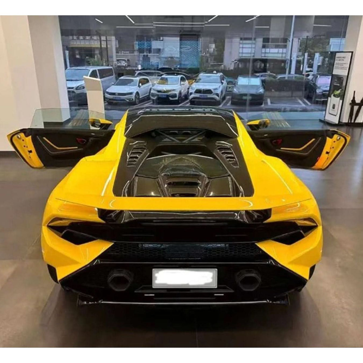 Carbon Fiber Rear Wing Spoiler – Huracan LP580 / LP610 Tecnica Style