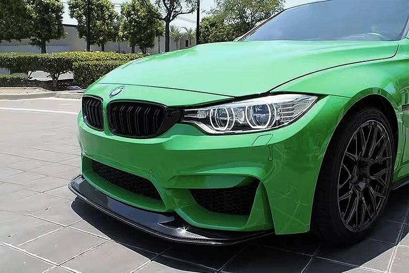BMW 3 Series F80 M3 F82 F83 M4 GTS Style Carbon Fiber Front Lip (2015 - 2021) - K2 Industries