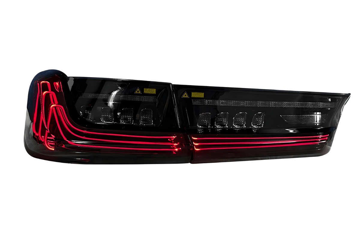 BMW 3 Series G20 G28 Red and Smoked CSL Style Laser Tail Lights (2019-2024) - K2 Industries