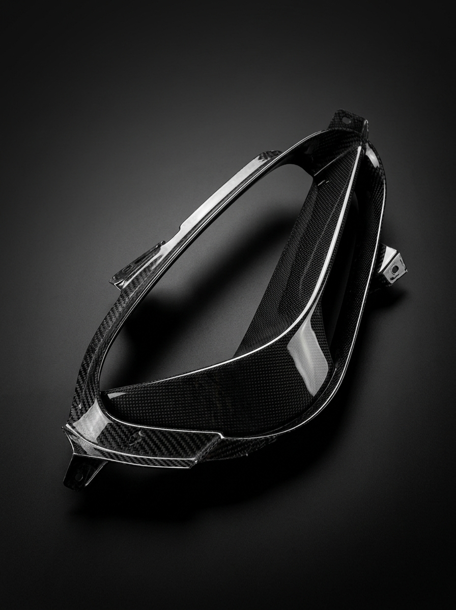 2019+ Ferrari SF90 Stradale OEM Style Rear Vent - Dry Carbon Fiber
