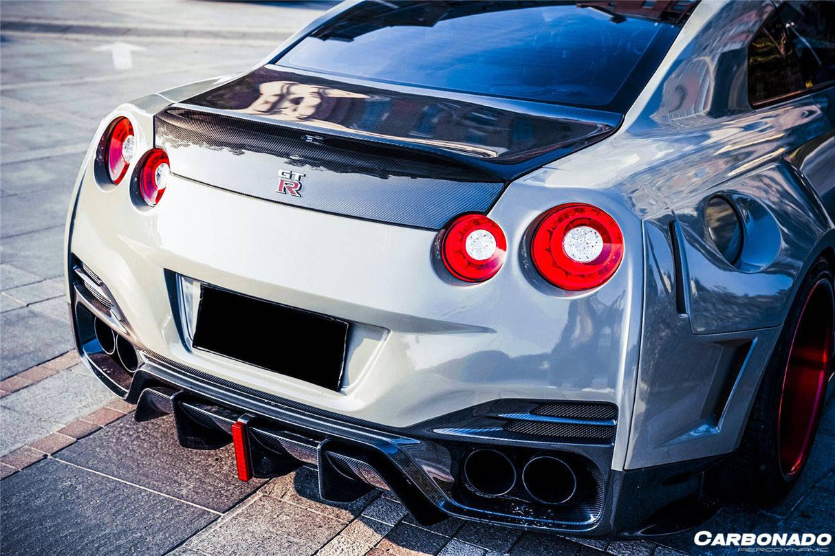 2008-2025 Nissan GTR R35 CBA DBA EBA DLK Style Carbon Fiber Trunk