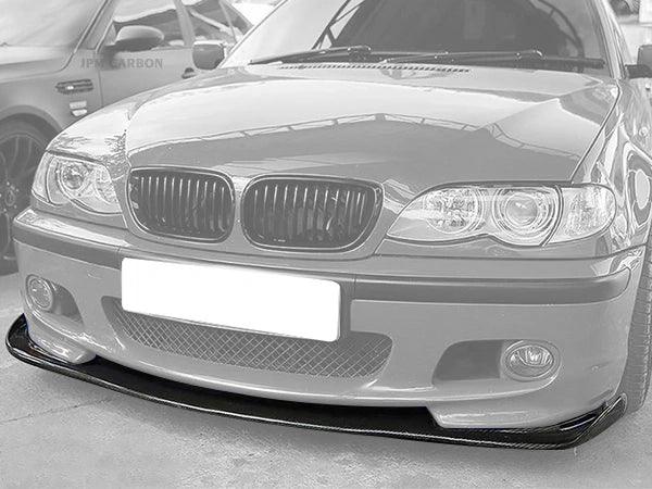 BMW 3 Series E46(w/ MTech Package) HM Style Carbon Fiber Front Lip (1998 - 2006) - K2 Industries
