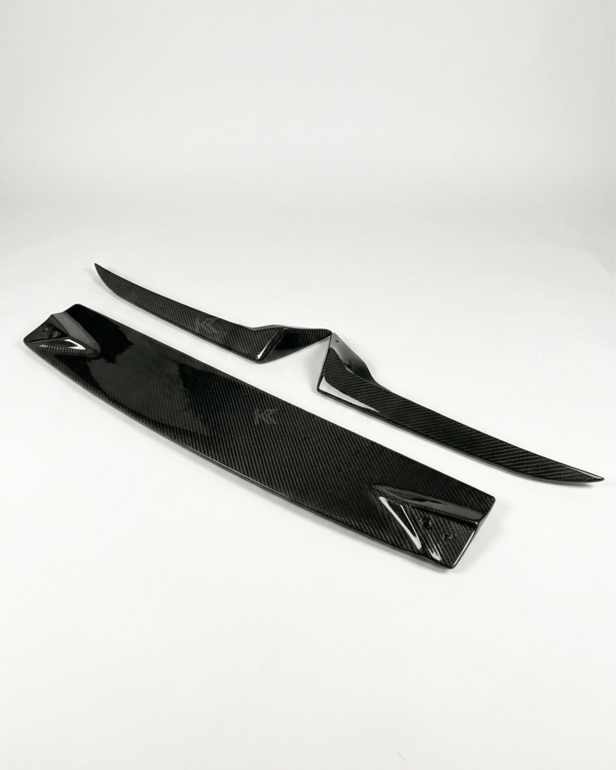 2010–2013 Volkswagen Golf R MK6 R20 Style 3-Piece Front Splitter Kit – Carbon Fiber