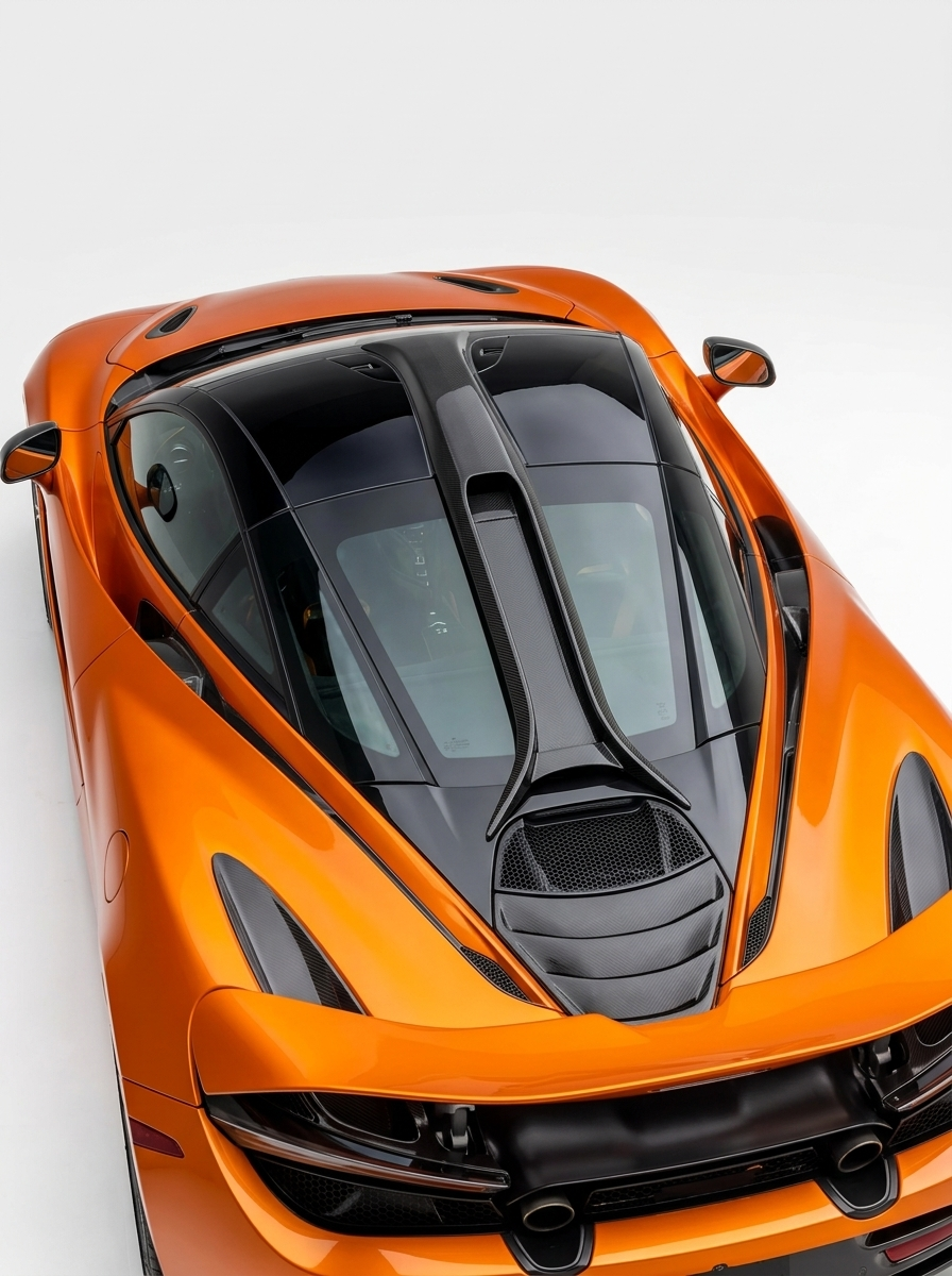 McLaren 720S Dry Carbon Fiber Roof Scoop Sports Style 2017 - 2019