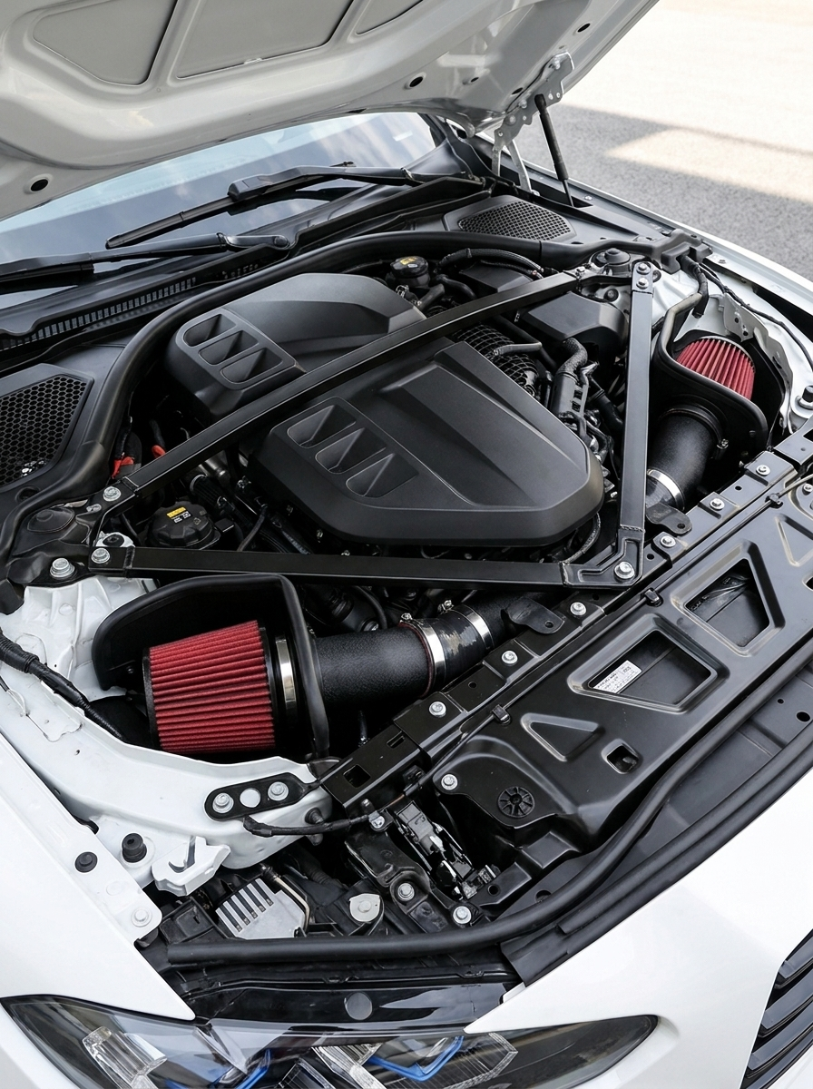BMW M3 M4 Competition G80 G82 S58 3.0T High Performance Cold Air Intake System 2021+ OE EF4173BK