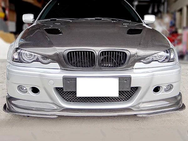 BMW 3 Series E46 M3 AC Style V2 Carbon Fiber Front Lip (2001 - 2006) - K2 Industries