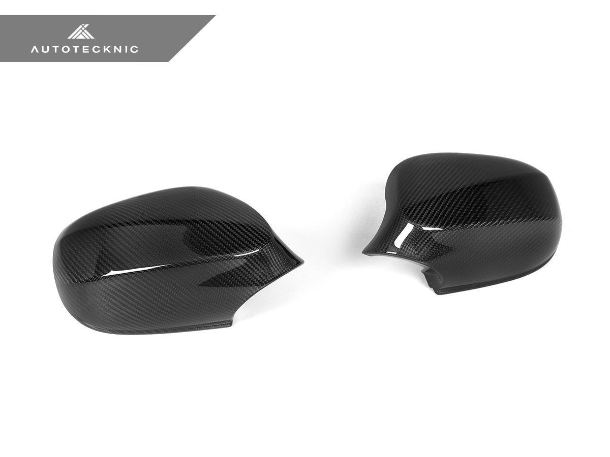 AutoTecknic Dry Carbon Fiber Mirror Cap Set - E90 3-Series Sedan LCI