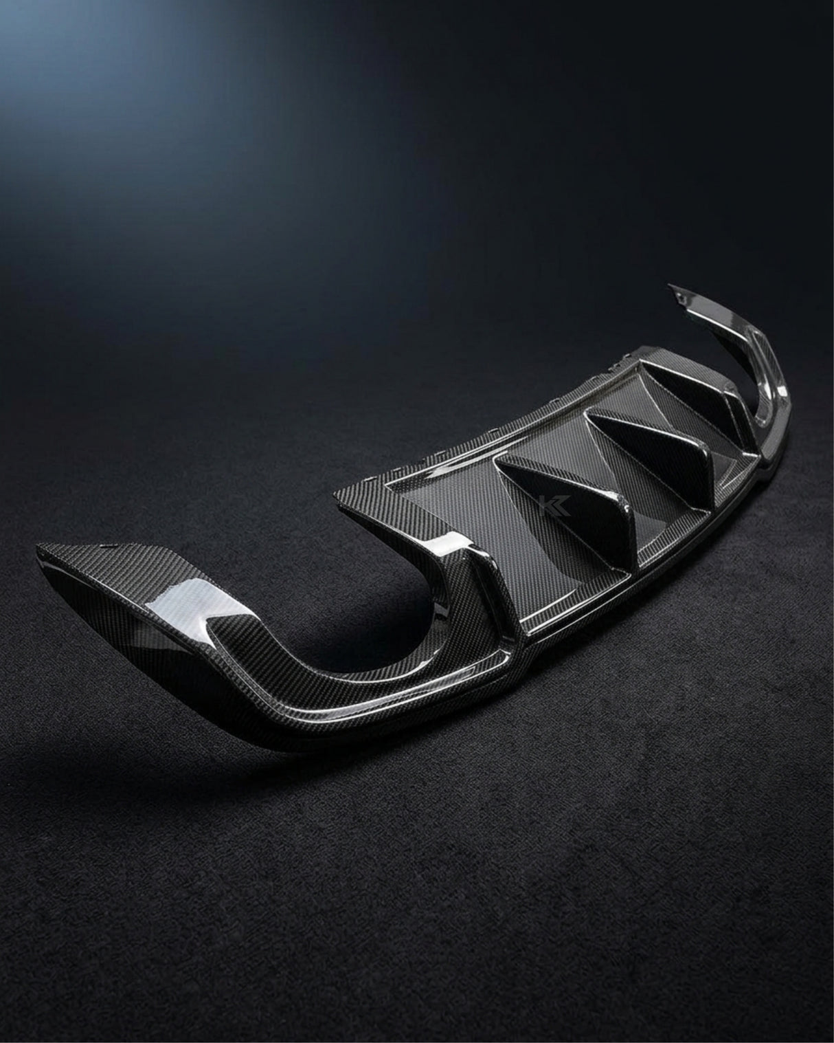 2017–2019 Audi RS3 8V Sedan Rear Bumper Diffuser Lip – Carbon Fiber