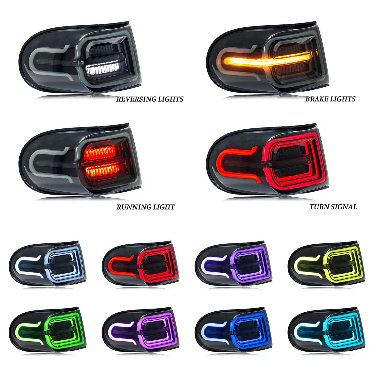 NTXGlow Tail Lights (2007-2020 Toyota Fj Cruiser)