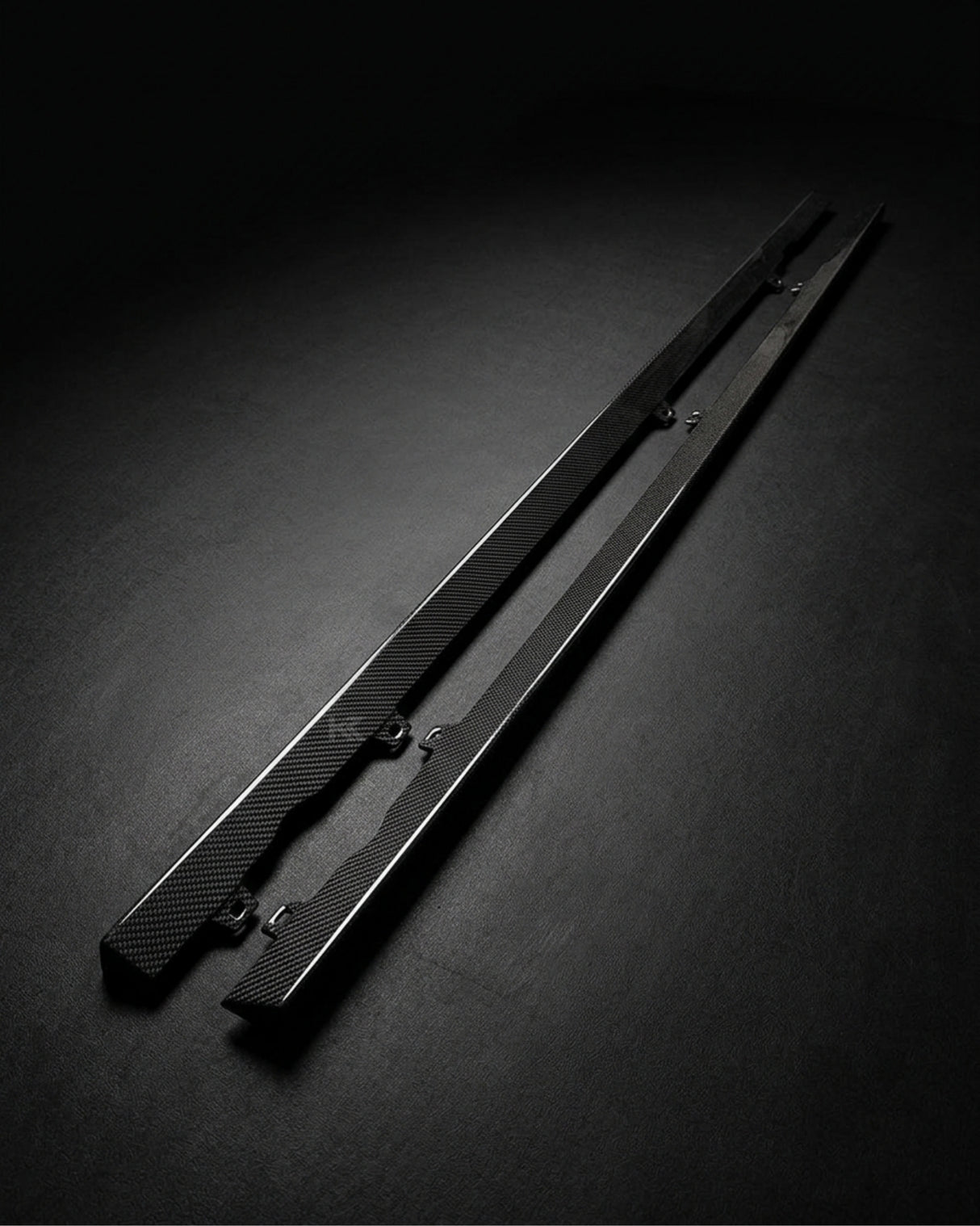 2014–2018 Volkswagen Golf R / R-Line MK7 / MK7.5 Side Skirt Extensions – Carbon Fiber