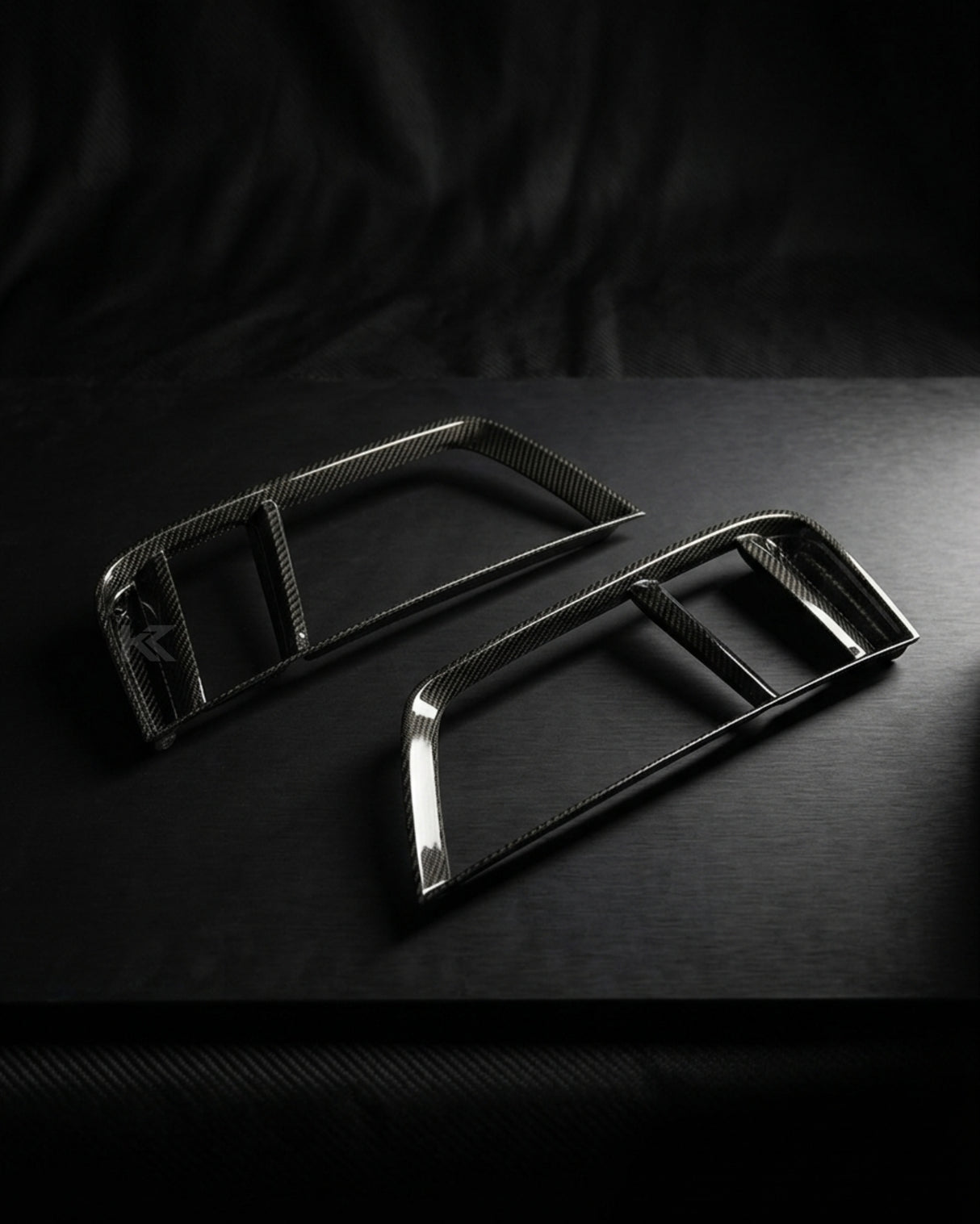 2016–2018 Audi R8 V10 & V10 Plus Coupe Rear Bumper Vent Covers – Carbon Fiber