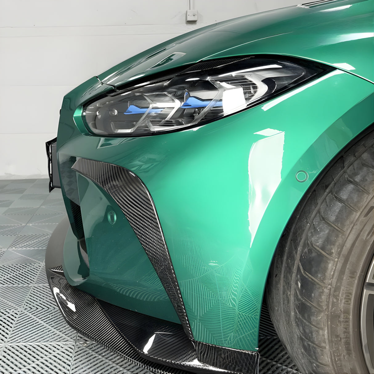 BMW 3/4 Series G80/G81/G82/G83 Carbon Fiber Front Bumper Trims (2019+)