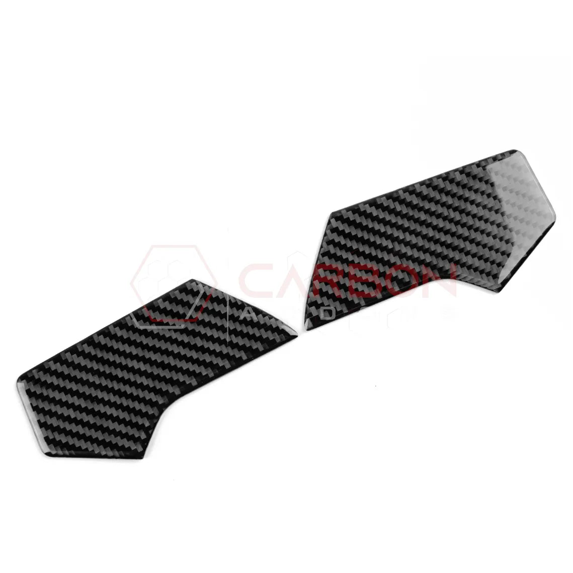2024+ S650 Mustang Real Carbon Fiber Dash Side Panel Upper Trim Overlay