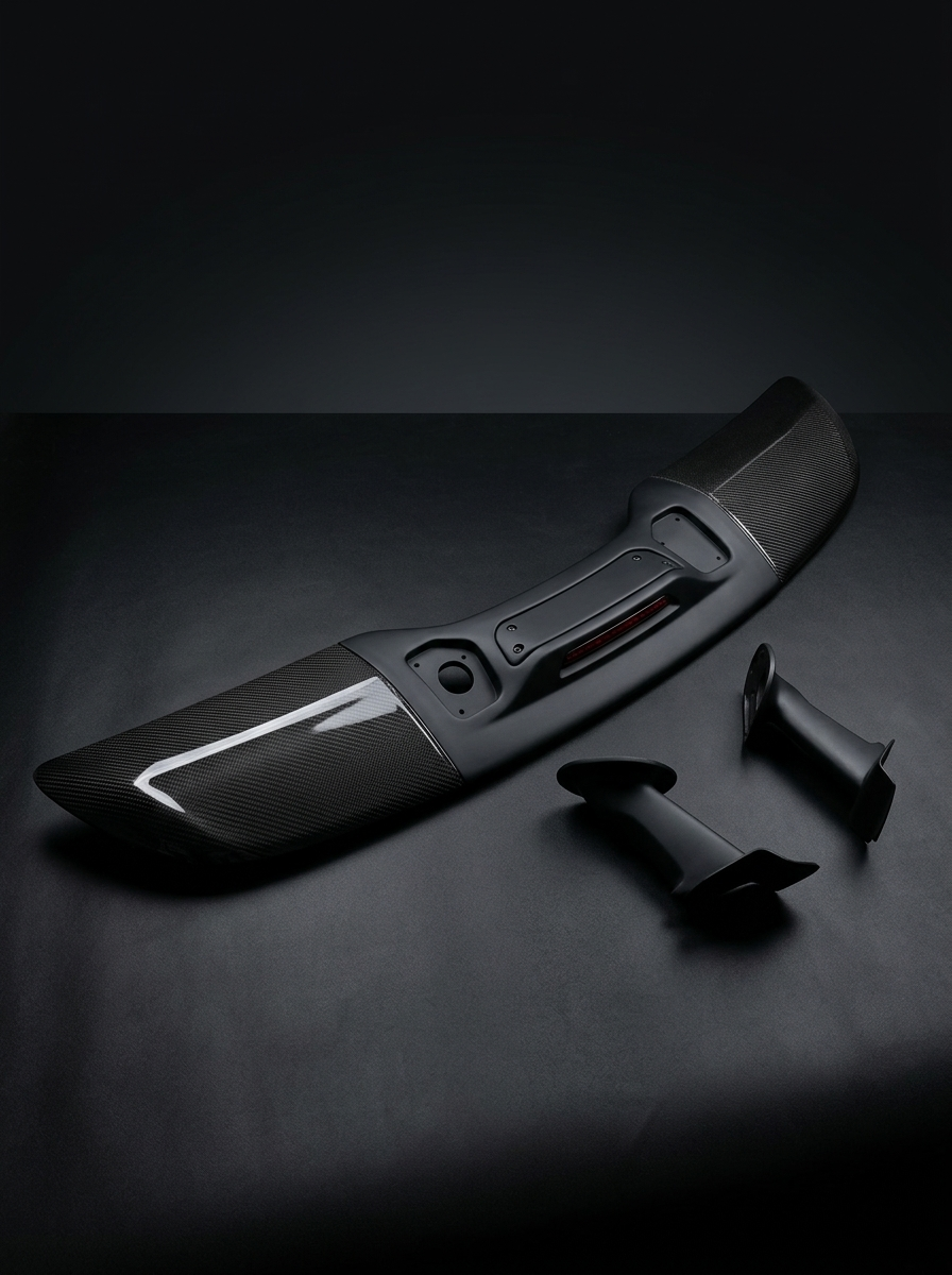 2014-2019 McLaren 540C 570S 570GT 600LT 625C 650S 600LT Style Rear Wing - Dry Carbon Fiber