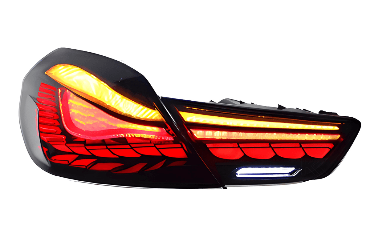 BMW 6 Series F12 F13 F06 Smoke and Red GTS OLED Style Taillights (2011-2018) - K2 Industries