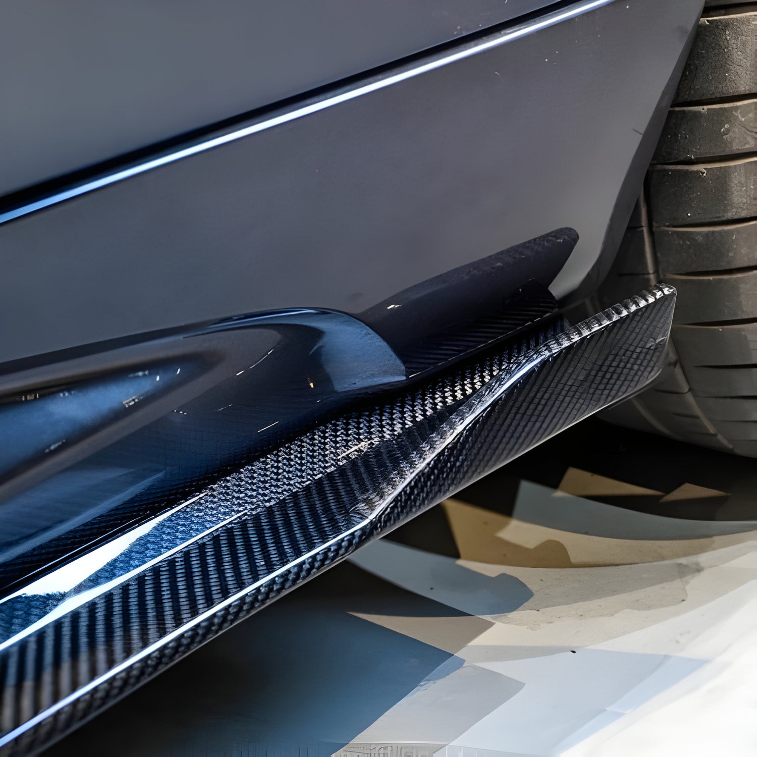 BMW 2 Series F87 Dry Carbon Fiber KB Side Skirts (2014-2021)