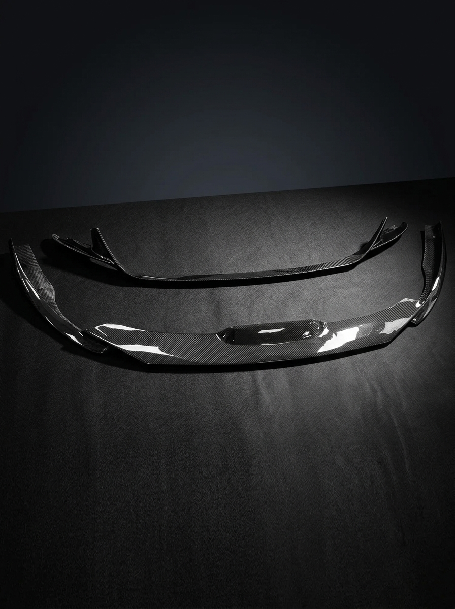 2017 - 2021 Ferrari 812 Superfast GTS Sports Style Front Bumper Lip Splitter - Dry Carbon Fiber
