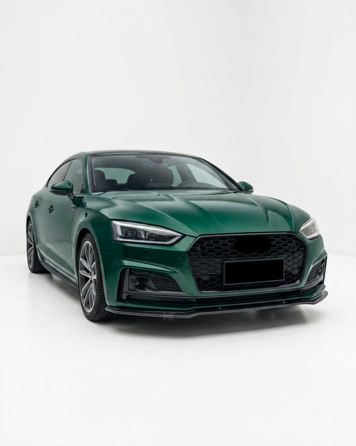 2017–2019 Audi A5 S-Line / S5 B9 Coupe & Sportback Front Lip Splitter – Carbon Fiber