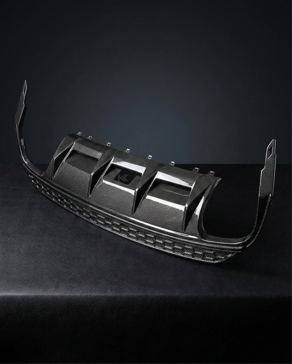 2015–2016 Audi A3 S-Line 8V Sedan Rear Bumper Diffuser Lip – Carbon Fiber