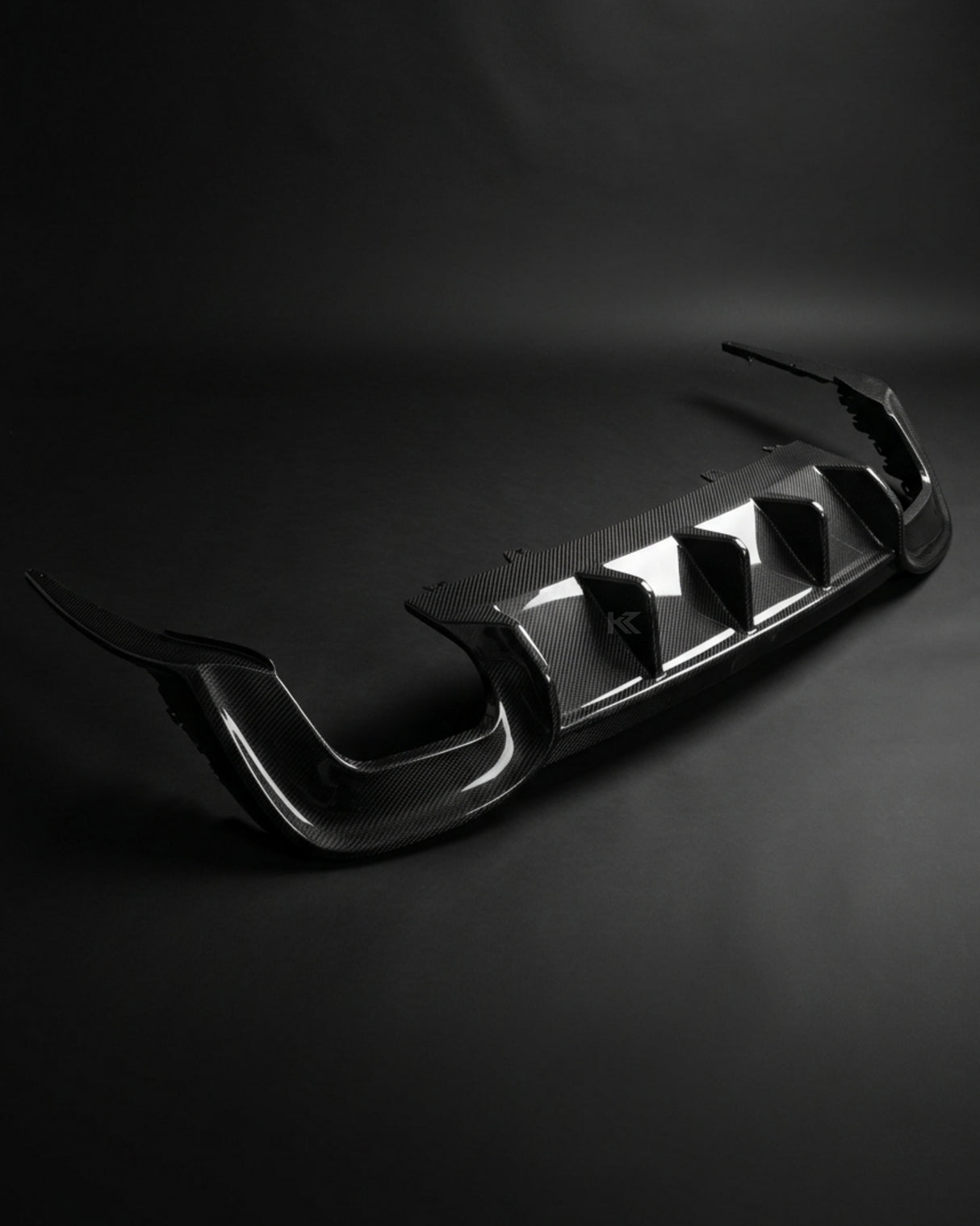 2020–2021 Audi A4 S-Line / S4 B9 Rear Diffuser – Pre-Preg Dry Carbon Fiber