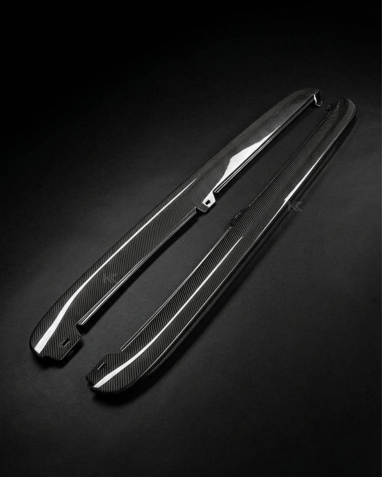 2010–2013 Volkswagen Golf VI / GTI MK6 Side Skirt Extensions – Carbon Fiber