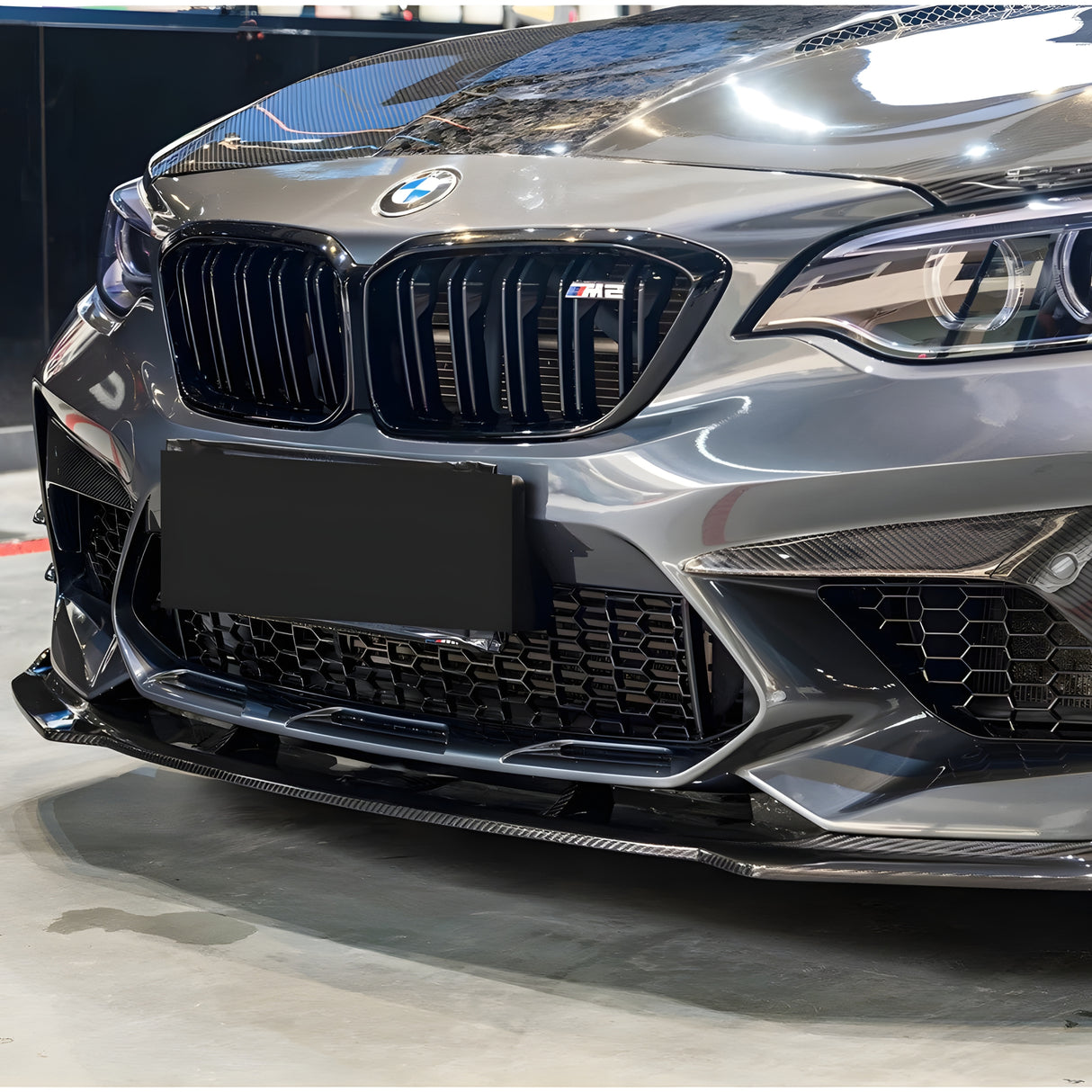 BMW 2 Series F87 Dry Carbon Fiber "KB" Style Front Lip (2014-2021)