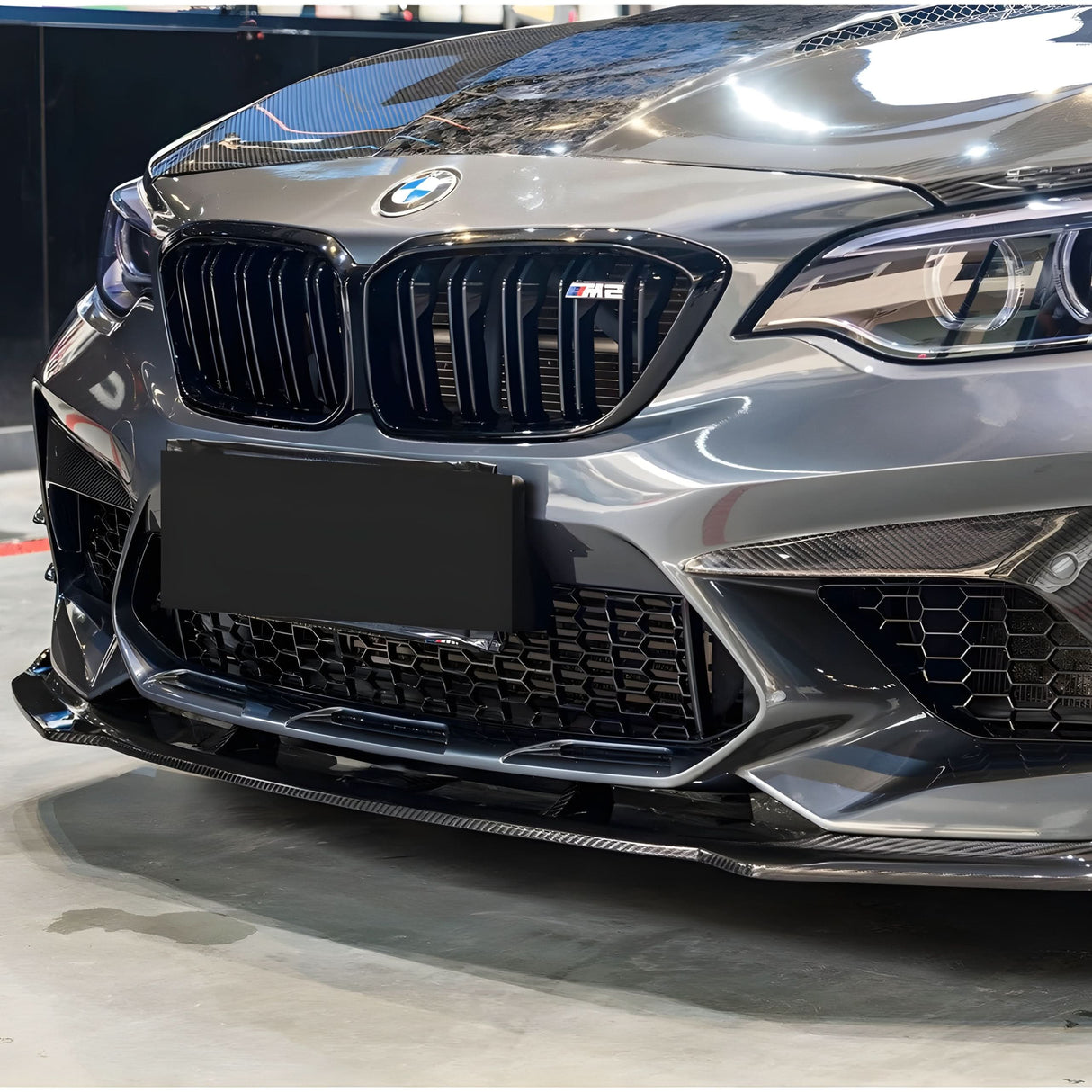 BMW 2 Series F87 Dry Carbon Fiber "KB" Style Front Lip (2014-2021)
