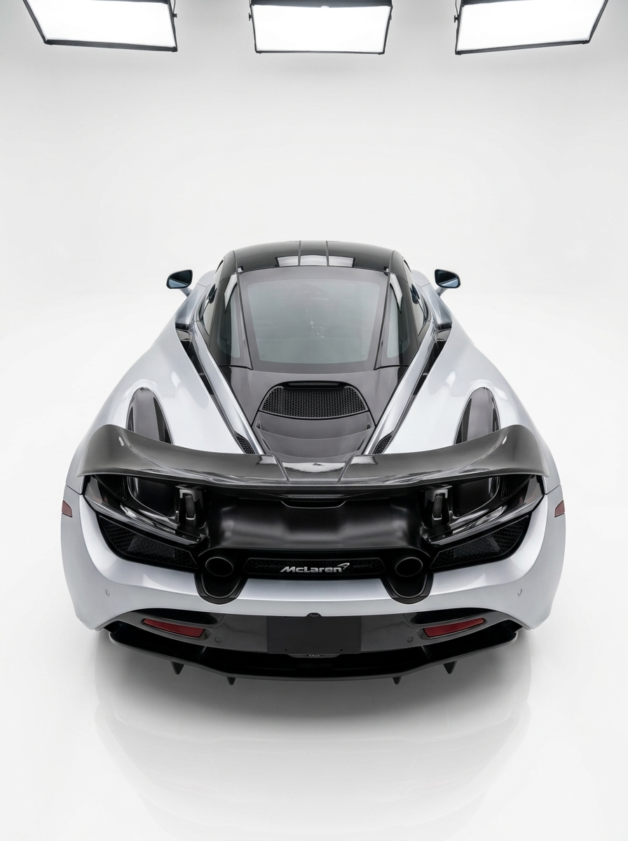 McLaren 720S Spider Dry Carbon Fiber Rear Spoiler Wing 2017 - 2019