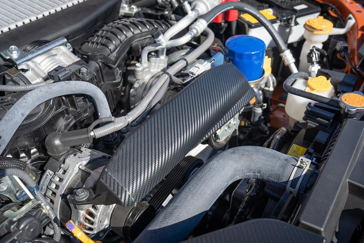 3D Carbon Alternator Pully Cover Overlay fits 2022+ Subaru WRX