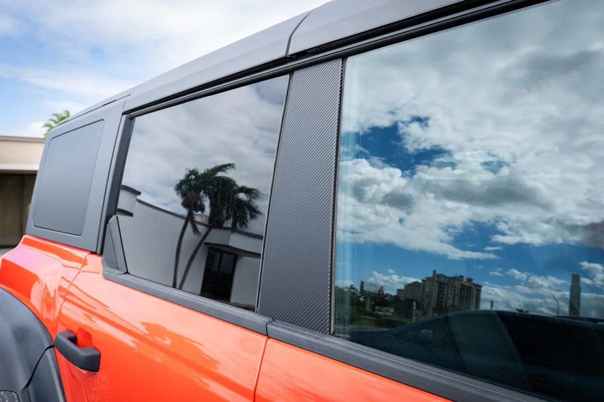 3D Carbon B Pillar Protection Kit - 2021+ Bronco 4 Door