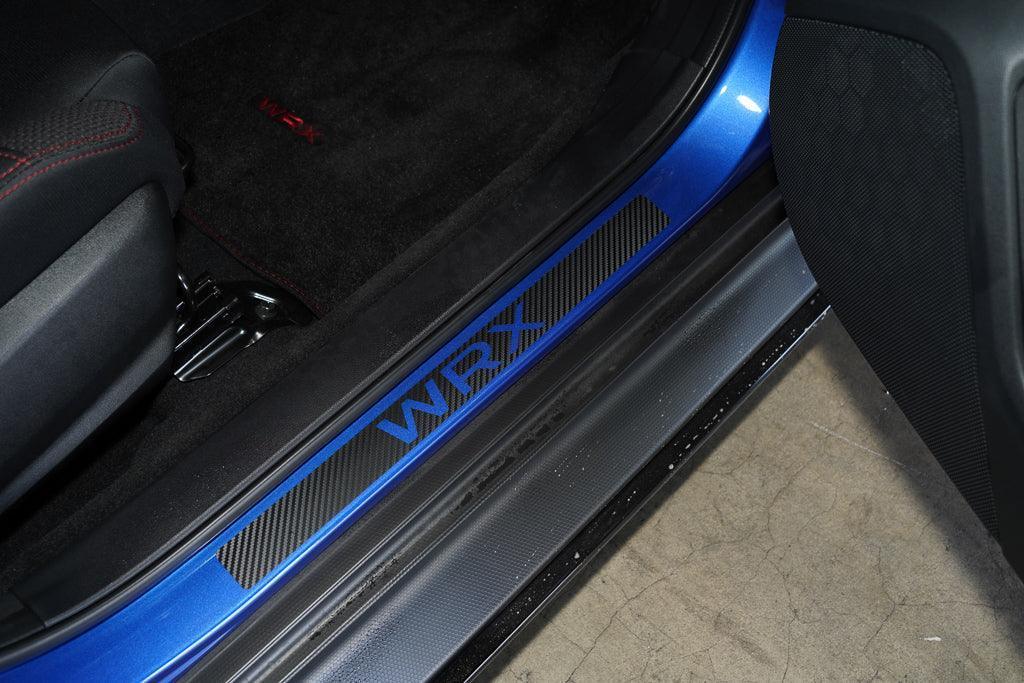 3D Carbon Door Sill Accent Overlay (VA/VB) fits 2015+ WRX / STI