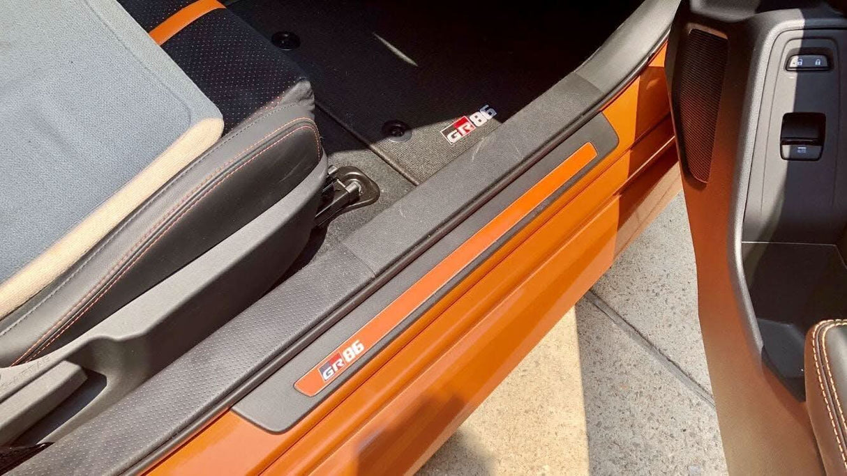 3D Carbon Door Sill Overlay Part 1 (Lower) - 2022+ BRZ / GR86