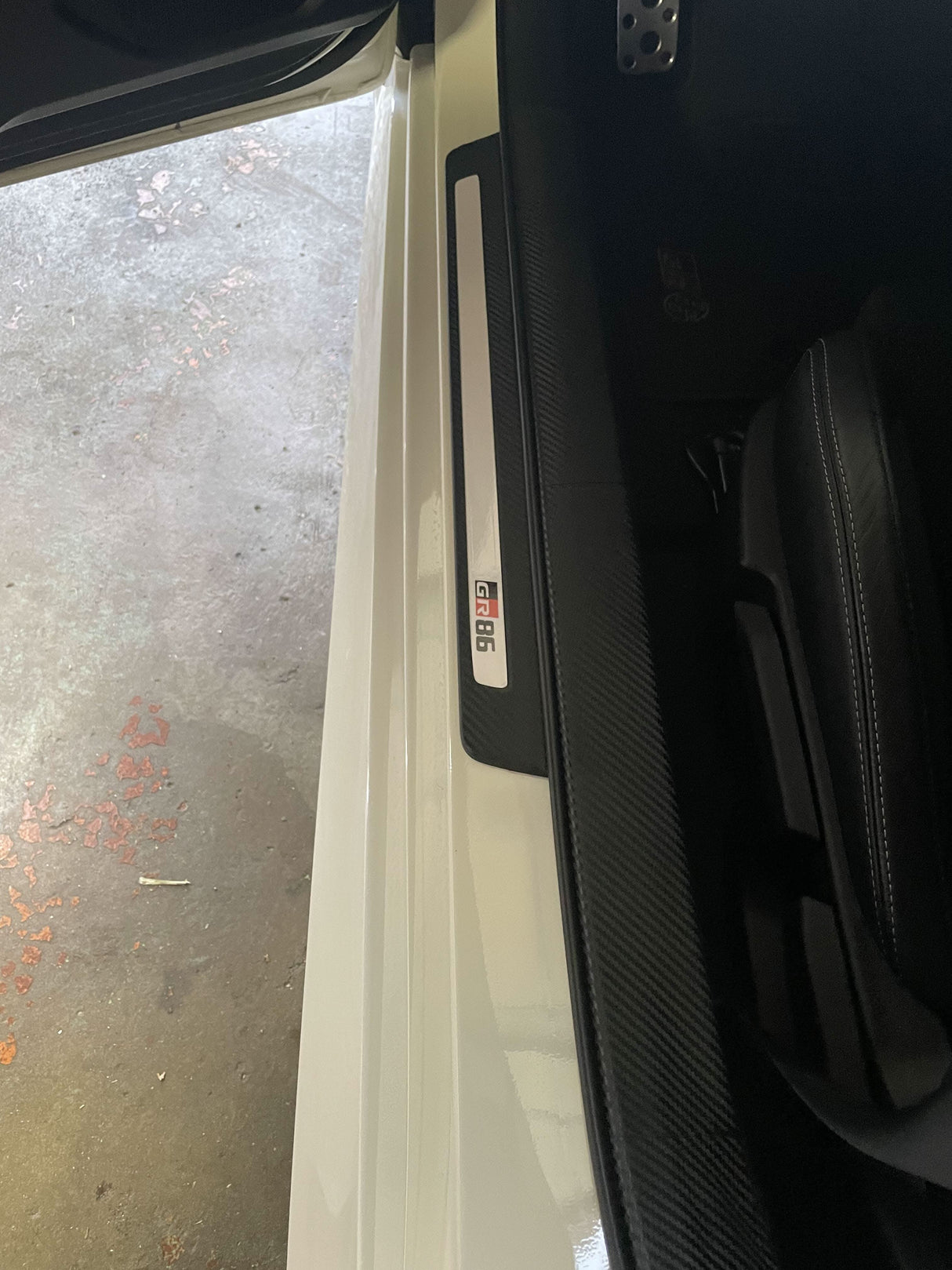 3D Carbon Door Sill Overlay Part 1 (Lower) - 2022+ BRZ / GR86