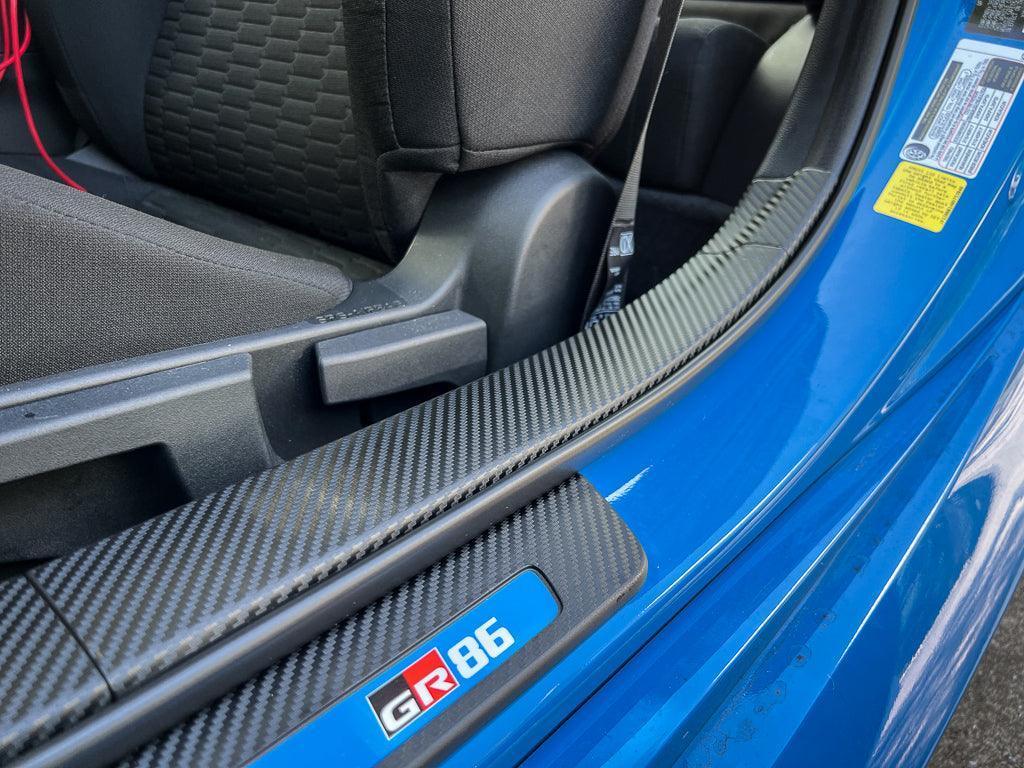 3D Carbon Door Sill Overlay Part 2 (Upper) - 2022 BRZ / GR86