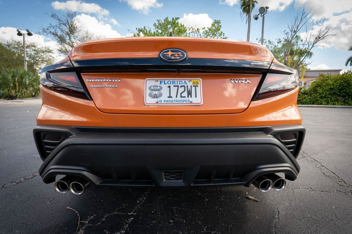 3D Carbon F1 Rear Fog Trim Overlay - 2022+ Subaru WRX