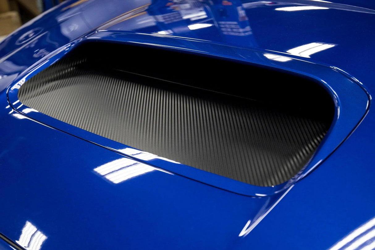 3D Carbon Hood Scoop Overlay fits 2008-2014 WRX / STI